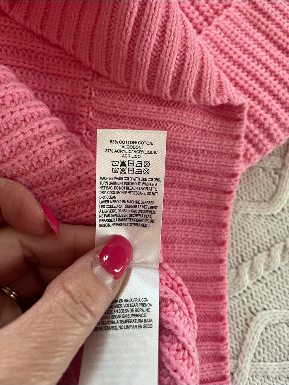 Lucky Brand Bubblegum Pink Crewneck Knit Sweater Women’s Size 2X - Picture 6 of 15